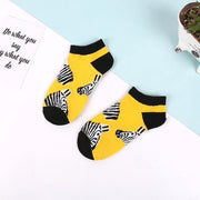 Fun enkelsokken met zebra's (31237)