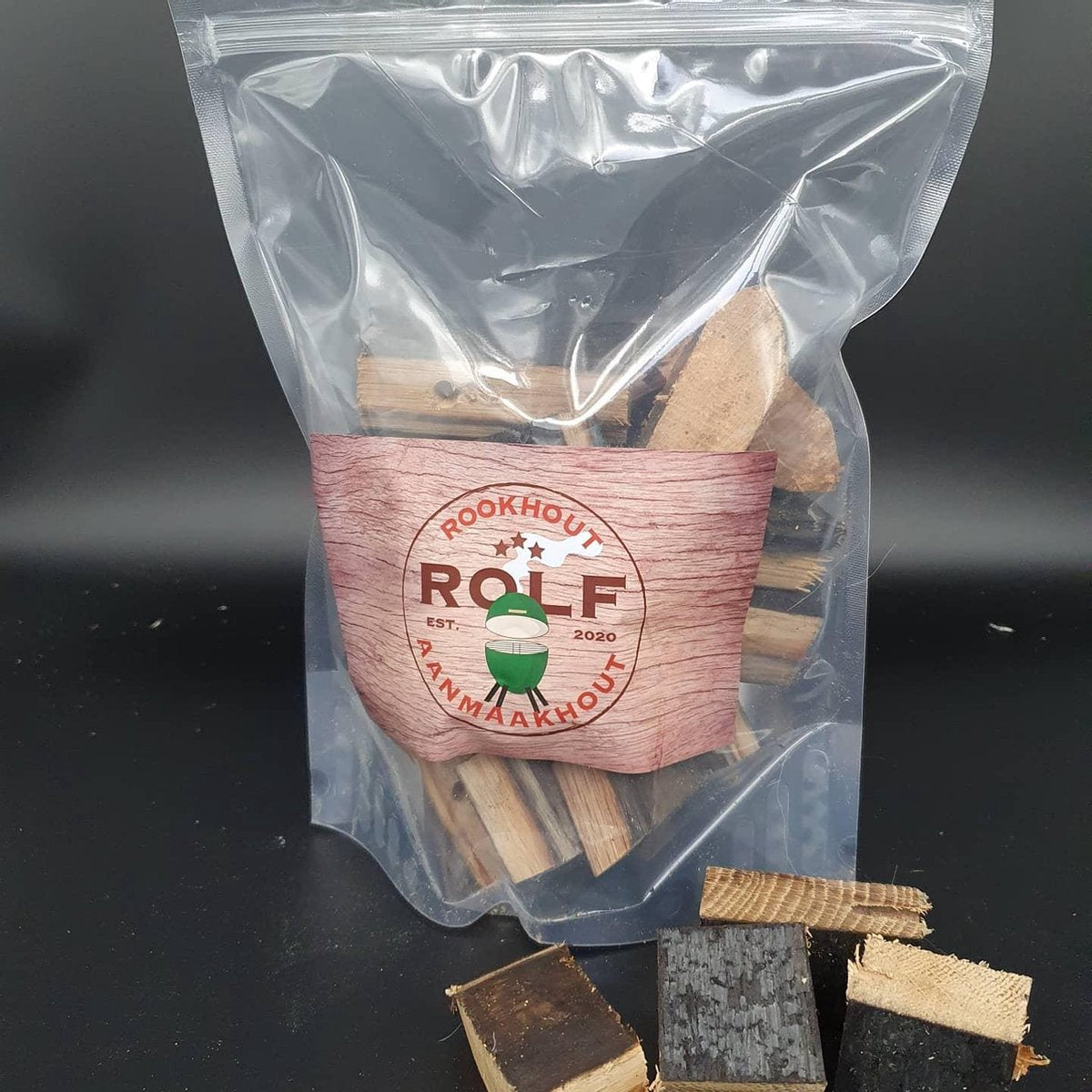 Rookhout pakket 7 met 2 kg whiskychunks/ 2 kg rodewijnvaten chunks