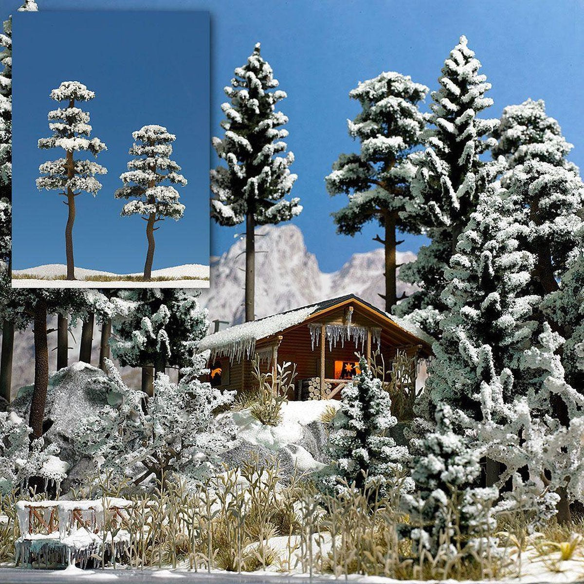 Busch - 2 Schnee-kiefern