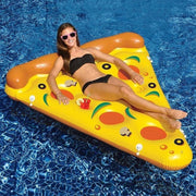 Opblaasfiguren - Inflatables Opblaasbare pizzapunt - Geel (180 x 160cm)