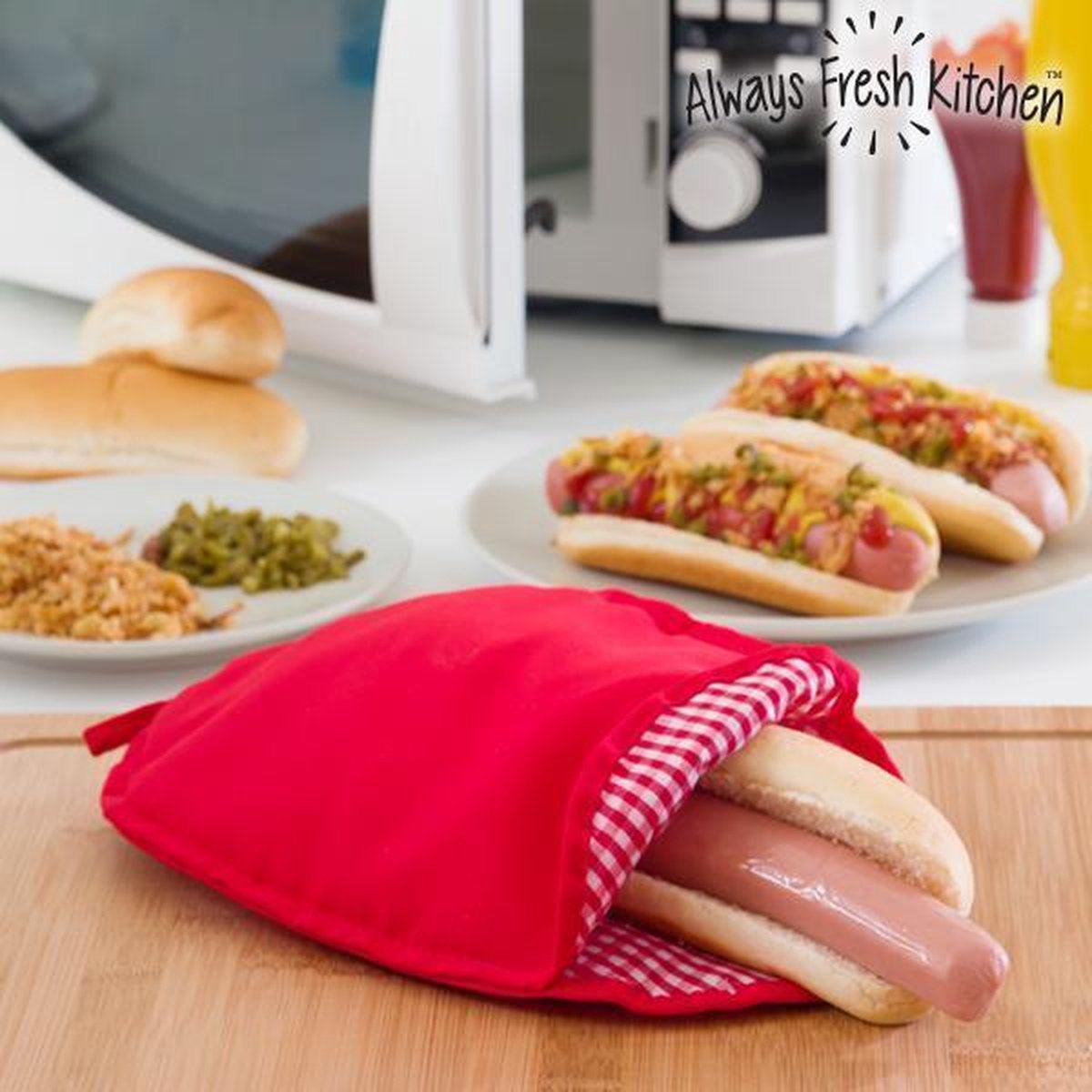 Magnetronzak voor Hotdogs