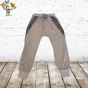 S&C jogger leer donkergrijs - 98/104