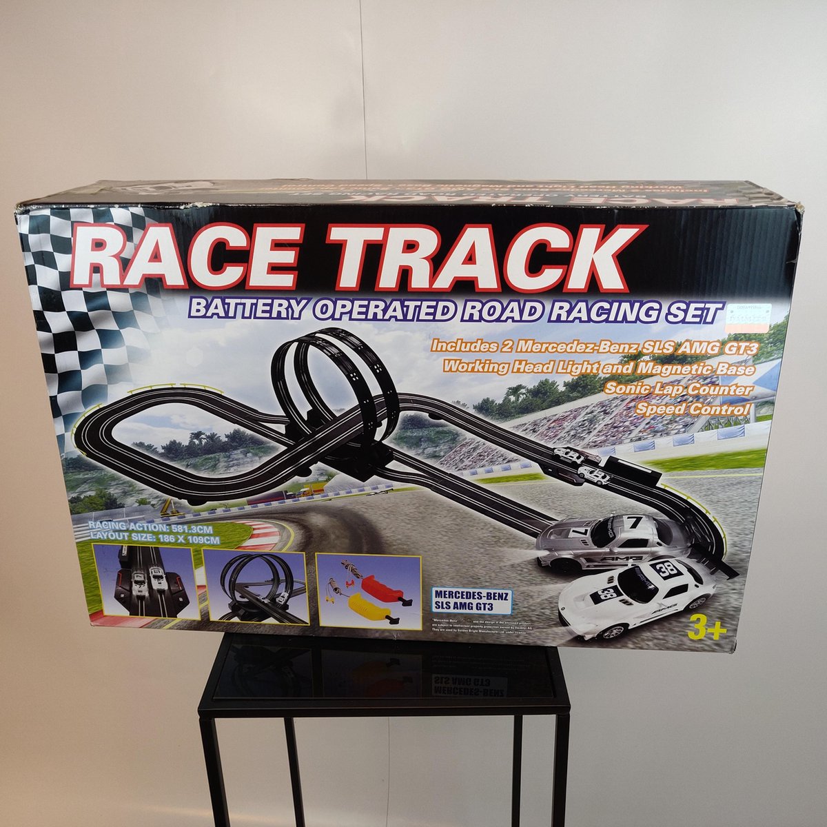 Racebaan Batterijen SLS AMG GT3 Magnetisch Afstandbediening