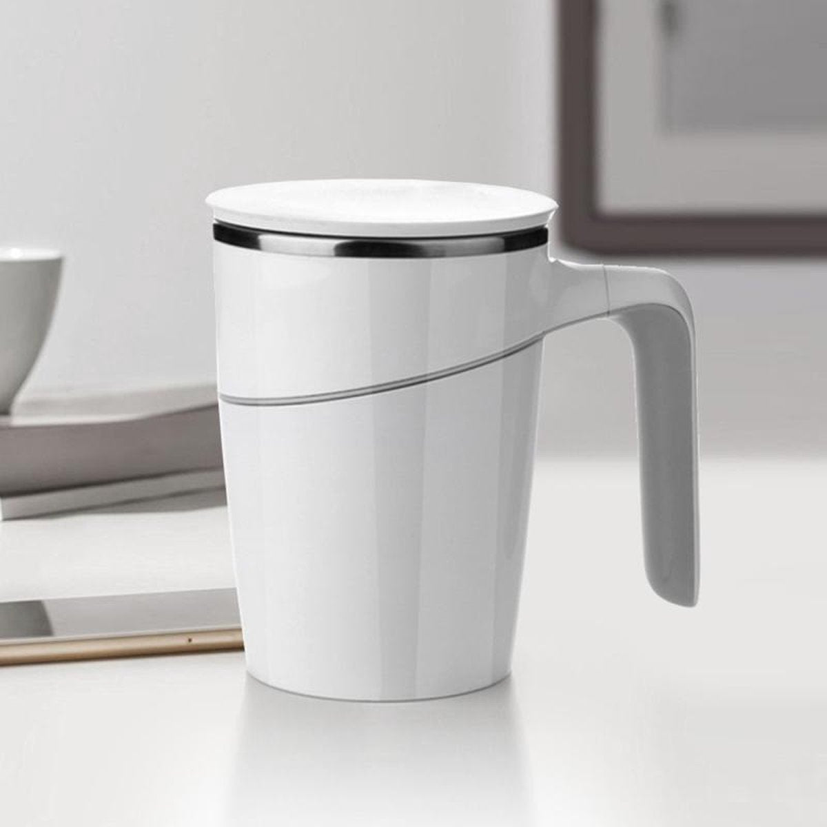Originele Xiaomi Fiu 470ml elegante Non-val isolatie zuignap Mug(White)