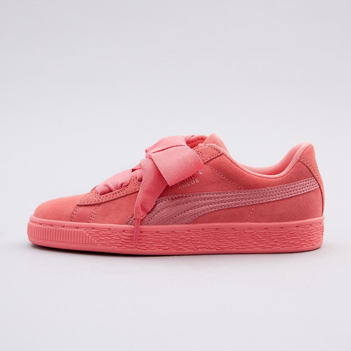 Roze Lage Sportieve Sneakers Puma Suede Heart