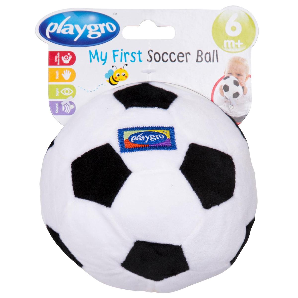 Playgro babyvoetbal Zwart Wit