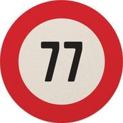 Bierviltjes 77 jaar | Bierviltjes 20 stuks | Bierviltjes verjaardag| Bierviltjes gefeliciteerd