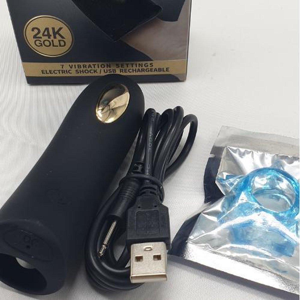 ♛Queen-Toys®  Clitorisvibrator - Vingervibrator - Seksspeeltje - Oplaadbare vingervibrator  - Krachtige motor vibrator - Inclusief penis/vingerring - Stimulerende vibrator vagina en Clitoris