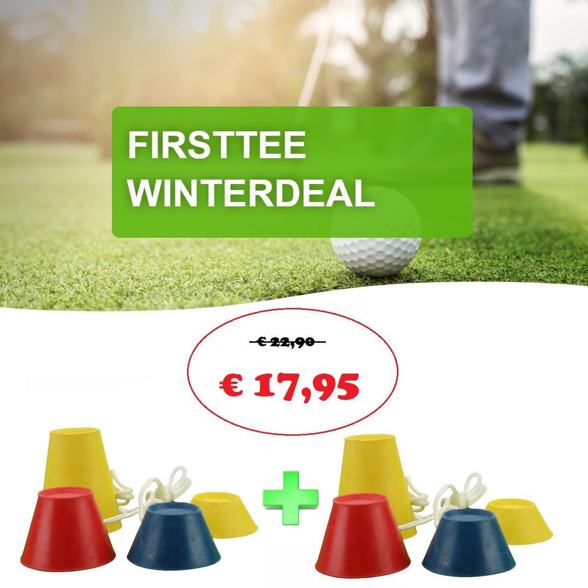 Firsttee -  WINTERDEAL - 2X 4 Wintertees - PREMIUM  Tees - Winter - Bevroren - Winterseizoen - Golf - Golftees - Golfballen - Golf accessoires - Golf sport - Training - Golftrainingsmateriaal - Cadeau - Golf tee - Golfset - Golf trainingsmaterialen