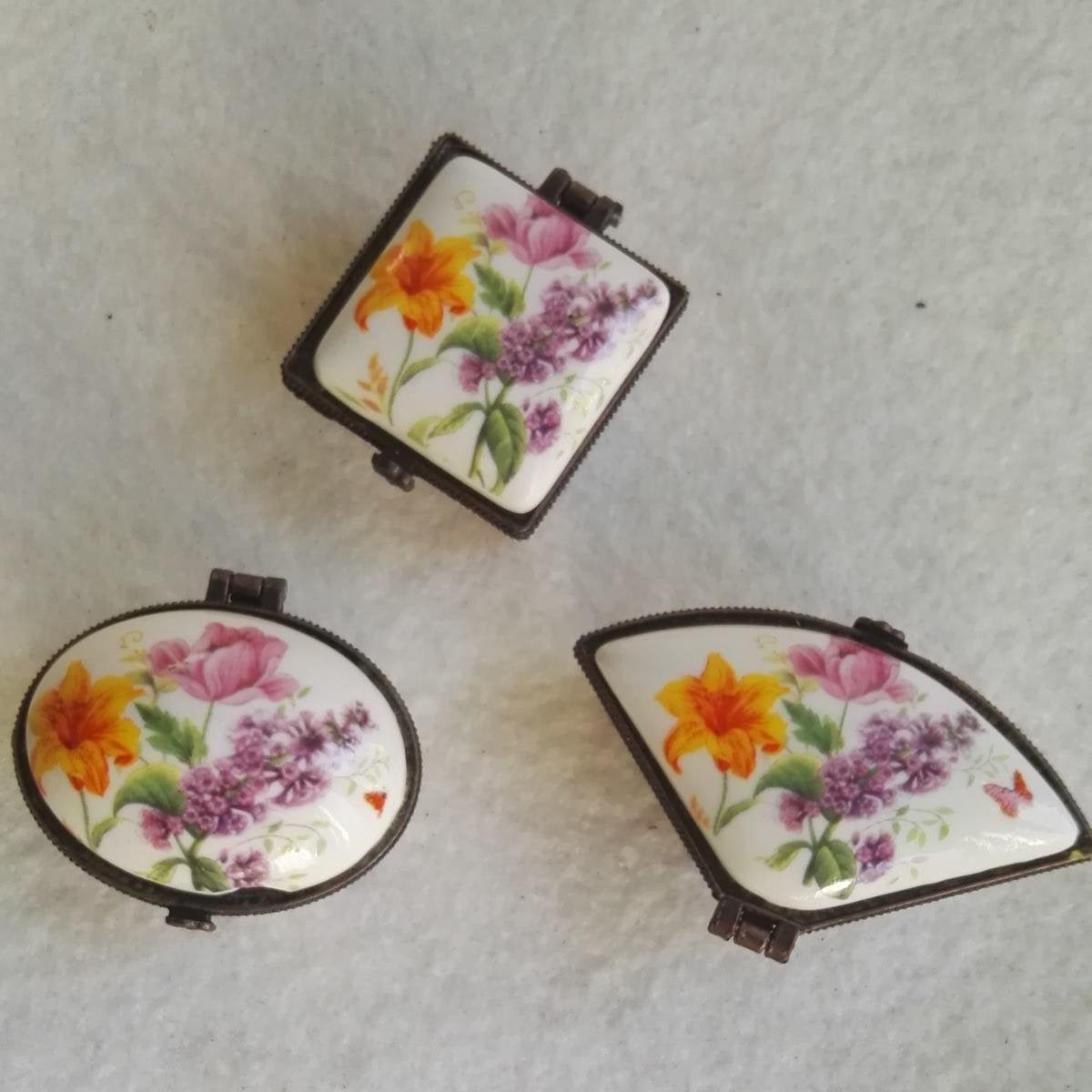 MadDeco - pillendoosje - porselein - 3 stuks - set(17)