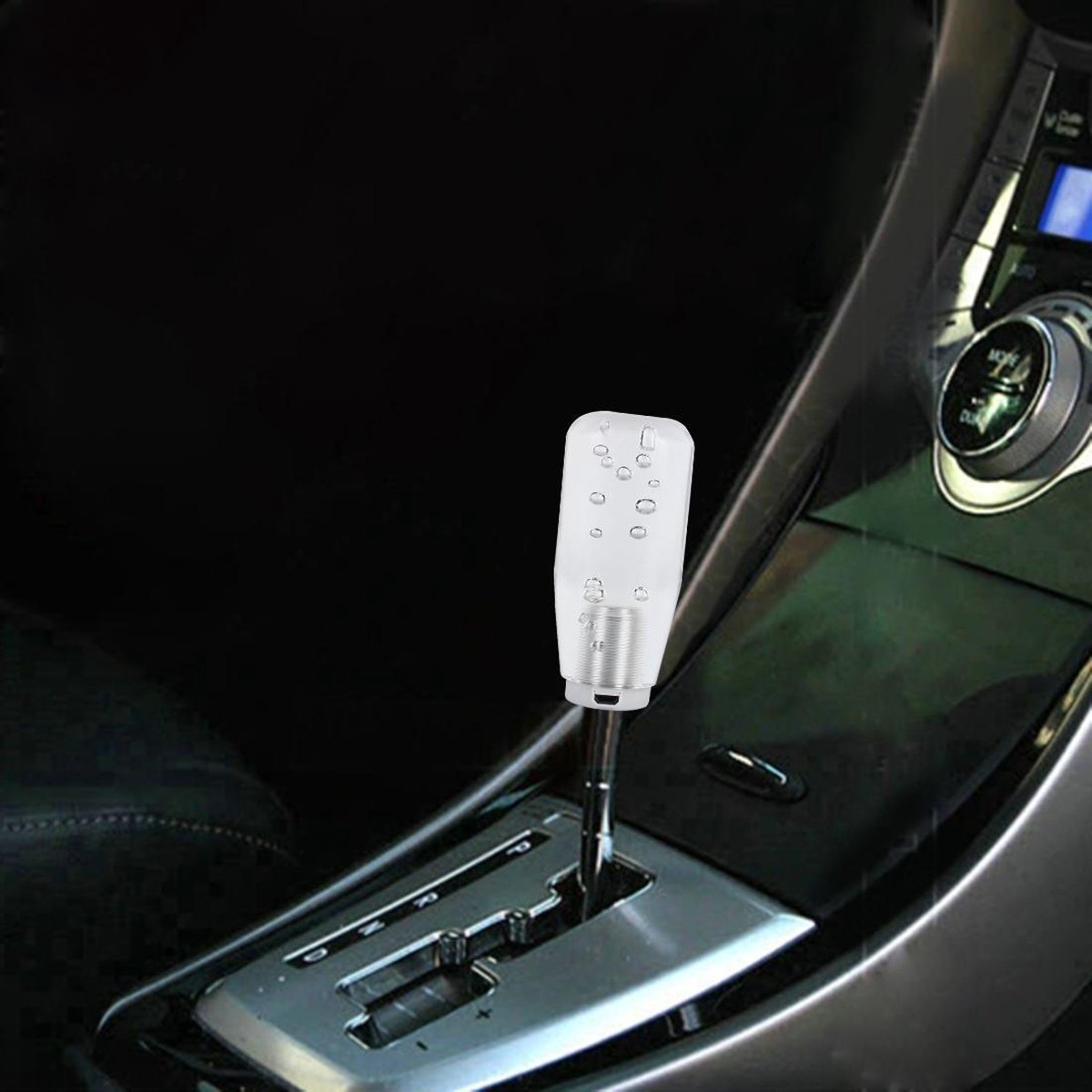 Universele autovrachtwagen Transparante bellenkleuren LED-licht pookknop Pookknop
