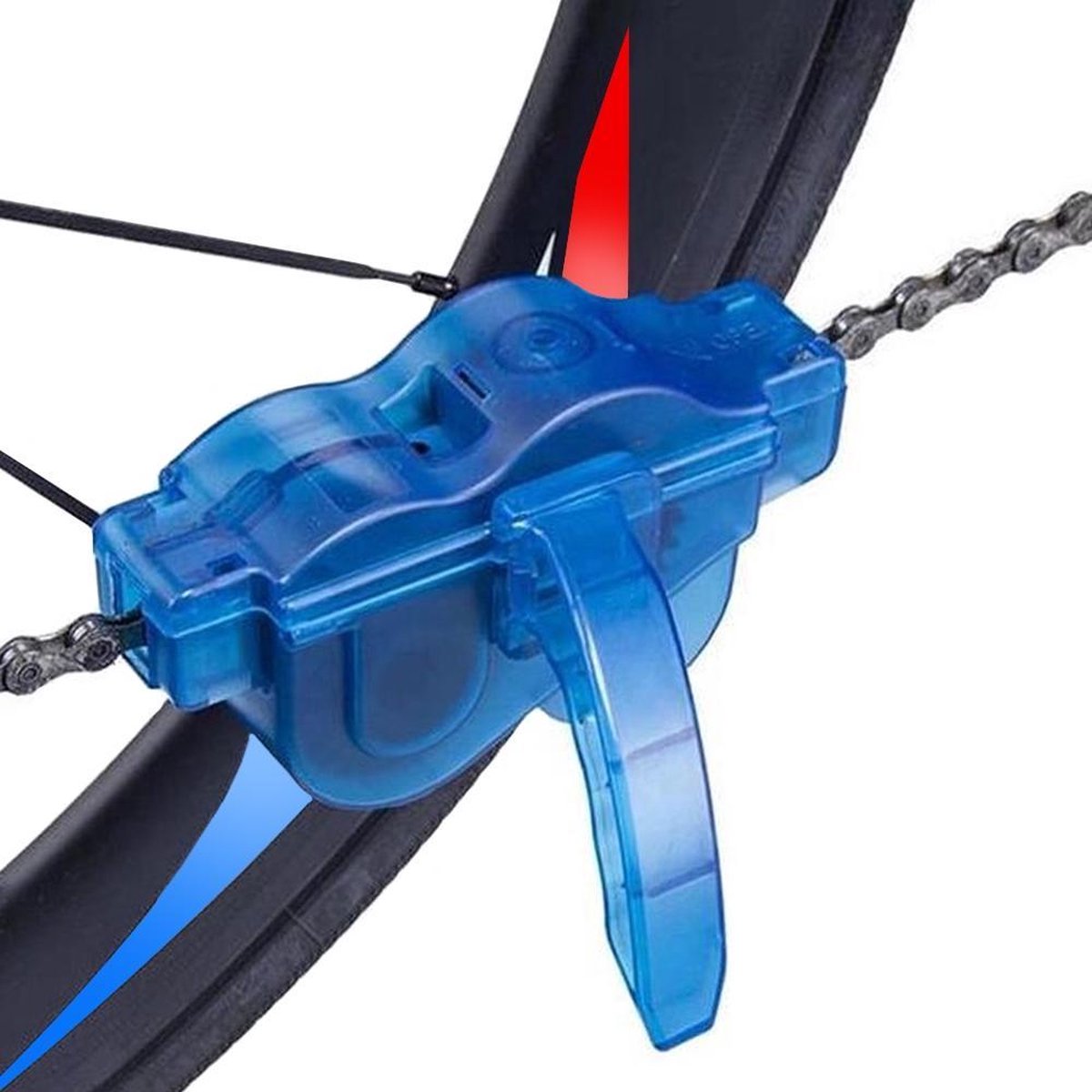 MMOBIEL Fietsketting Reiniger Schoonmaak Schrobber met Roterende Borstels - Ketting en Versnelling Cleaner Fiets Onderhoud Gereedschap Set Accessoires voor Race Fietsen en Mountainbikes