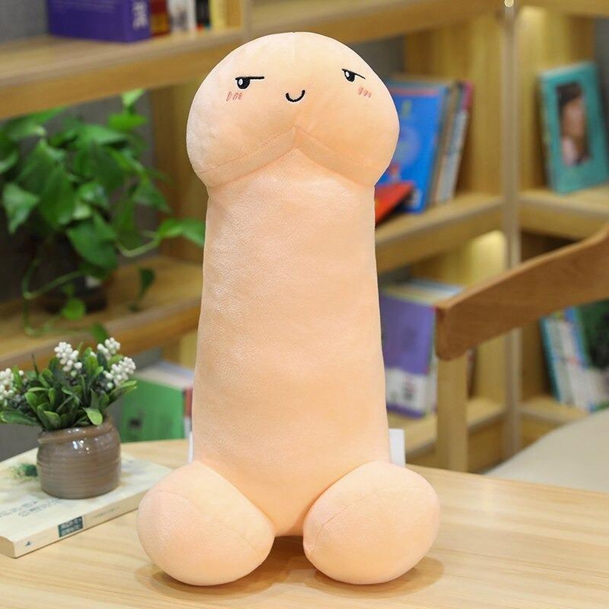 Piemel kussen - Penis kussen - 50 cm - Piemel - Piemel decoratie - Piemel knuffel - Penis knuffel - vrijgezellenfeest vrouw