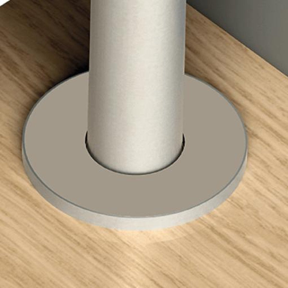 Quick-Step - Radiatordopje inox roestvrij staal (diam. 15mm)