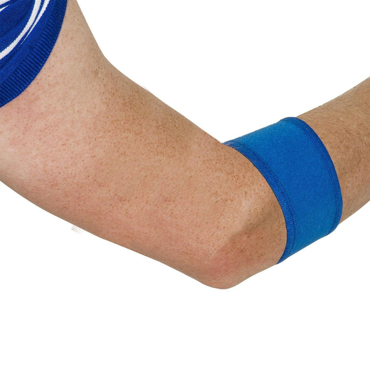 Elleboog brace - Blauw | Comfortabel | Ondersteuning | MediPreventie