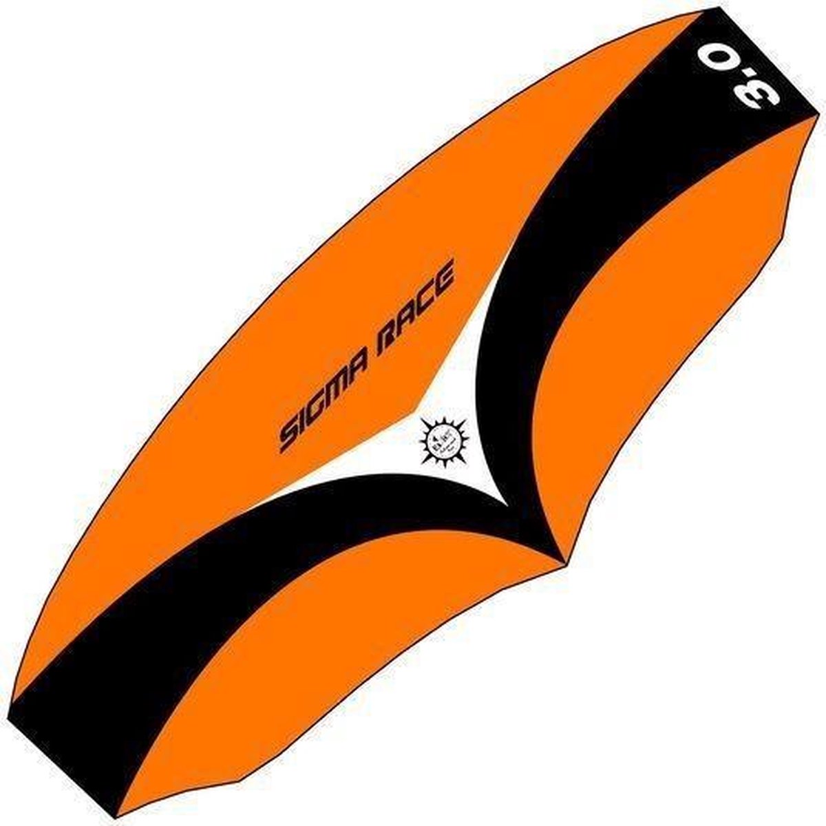 Elliot Sigma Race Orange  3-lijns matrasvlieger-3.0