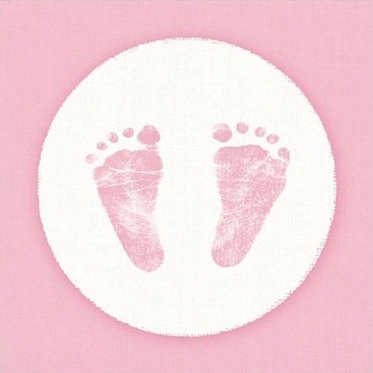 40x Feestservetten meisjes geboren 3-laags - babyshower thema - Feest artikelen - feest decoraties