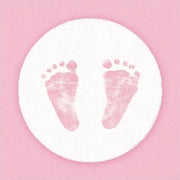 40x Feestservetten meisjes geboren 3-laags - babyshower thema - Feest artikelen - feest decoraties
