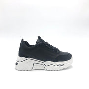 SNEAKER NEW YORK - Maat 40 - Lage sneaker - Zwart - Sportief - Casual