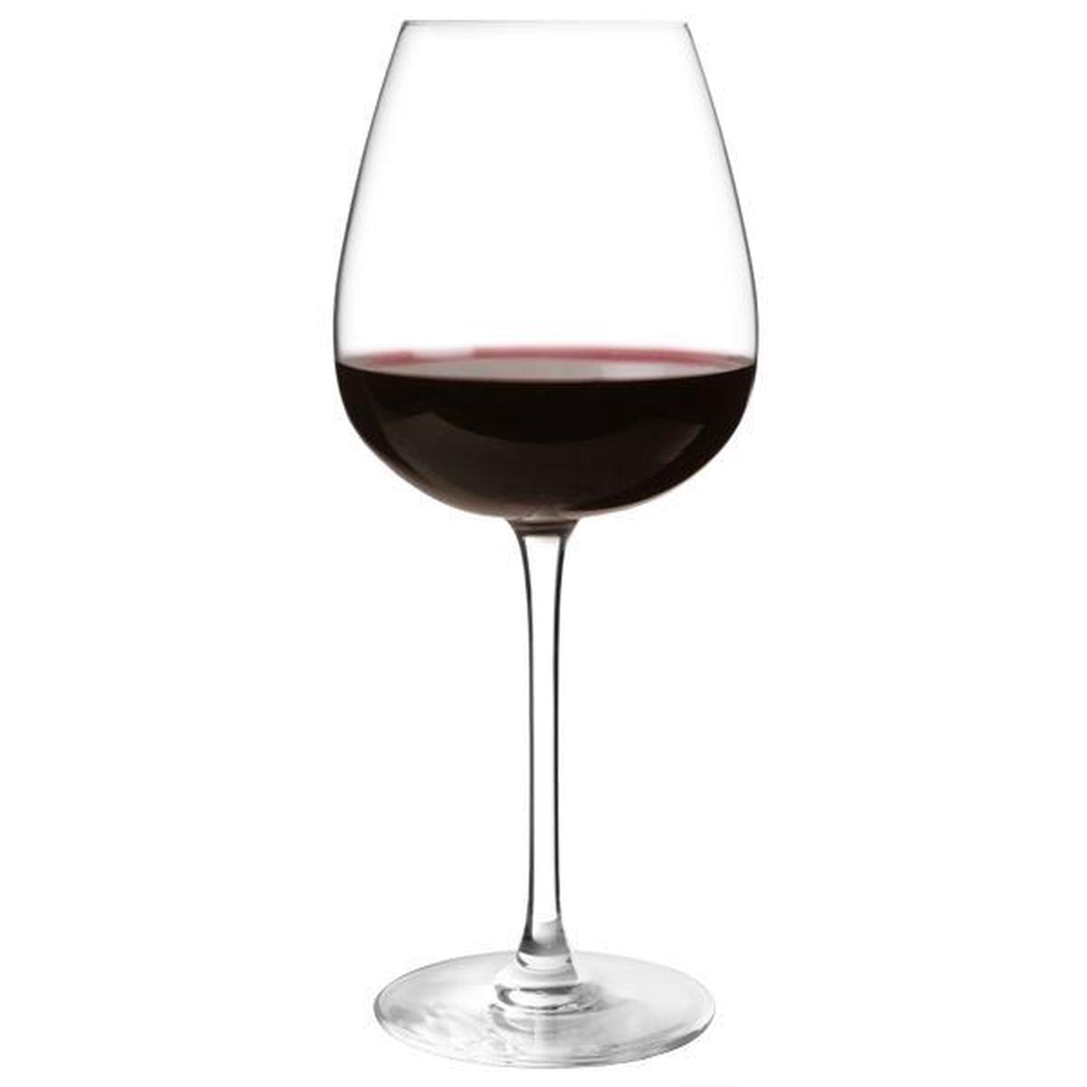 Chef & Sommelier - 6 Glazen Grands Cepages Vin Rouge 62cl