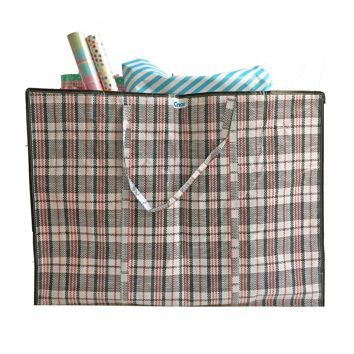 MixMamas Big Shopper / Opbergtas / Waszak XL 70x50cm Set van 10 Zwart