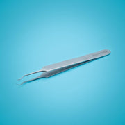 BeautyTools BEAUTY MUST HAVE  Mee-eter Pincet/Puntpincet voor Mee-eters en Blackheads - Precisiepincet 12 cm - Gebogen punt (PT-1055)