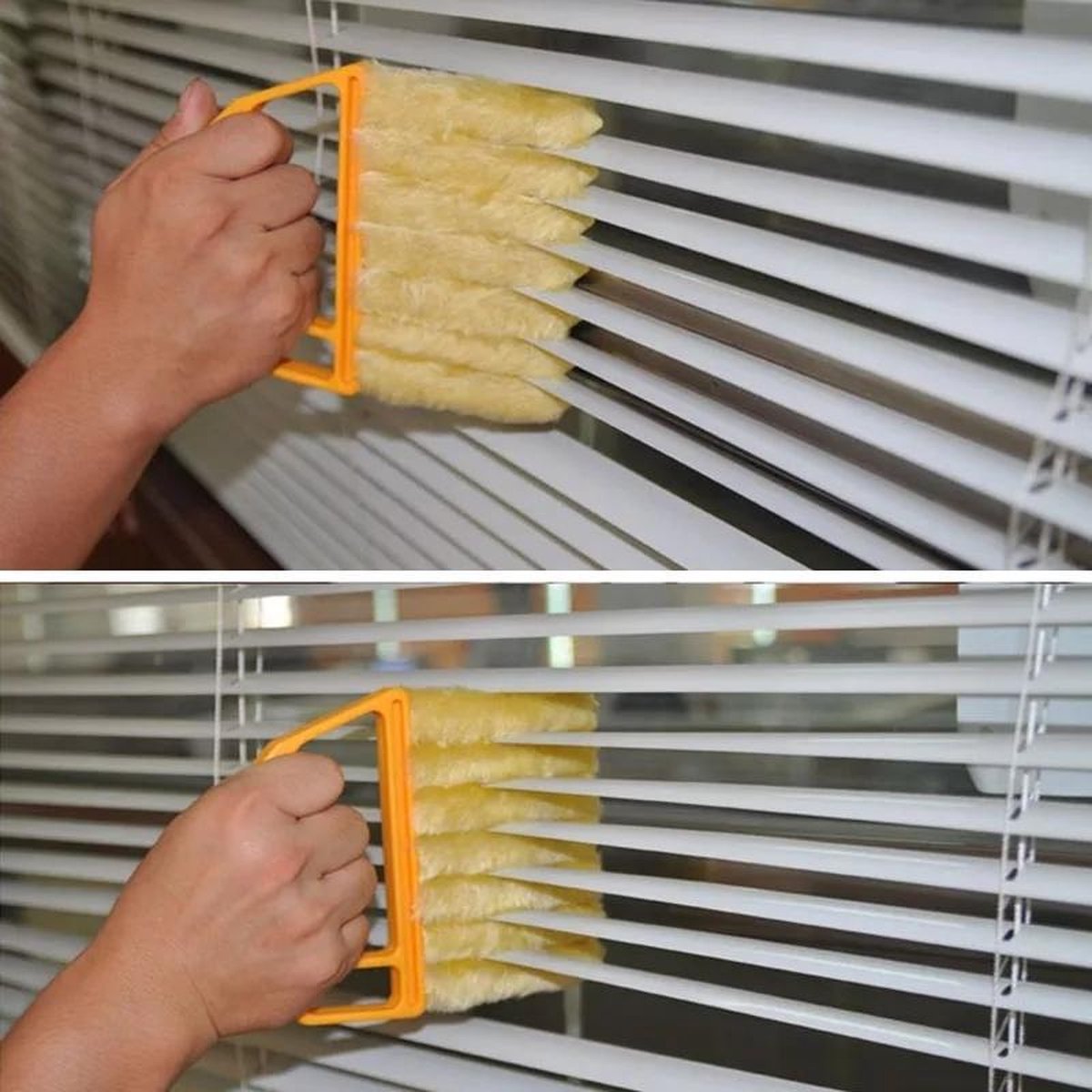LOUZIR Lamellen reiniger - Jaloezie Stoffer - Jaloezie Reiniger - Luxaflex stoffer - Lamellen stoffer - Plumeau - Ideale Schoonmaakhulp -  - Jaloezie Stoffer - Luxaflex Borstel - Lamellen Reiniger - Stof Verwijderen - Lamellen Stofvrij
