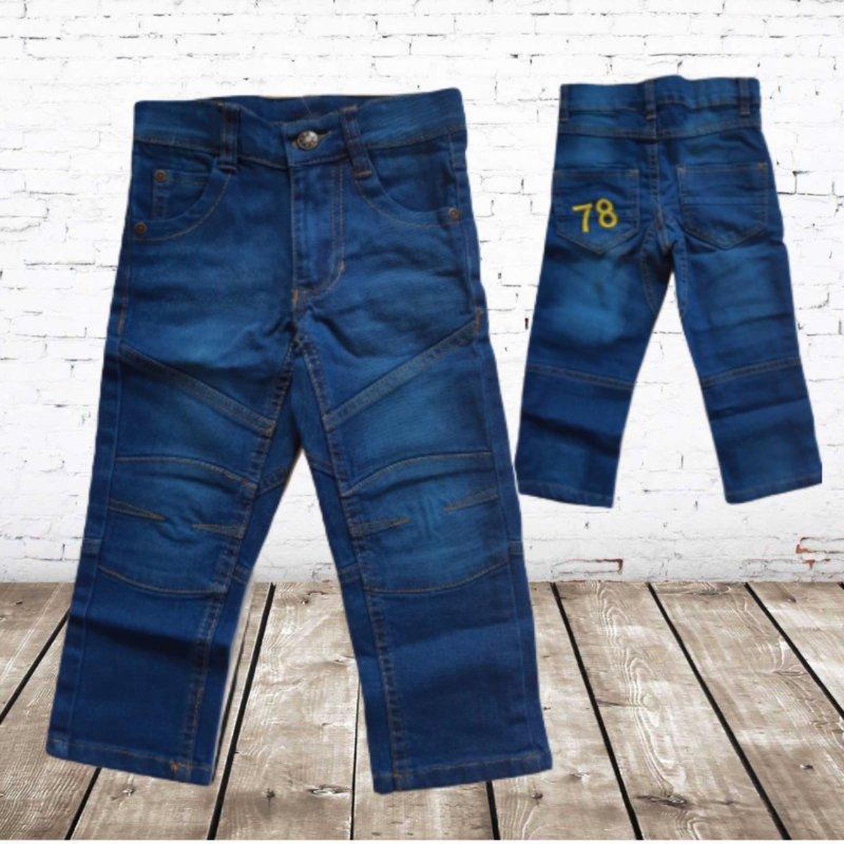 Spijkerbroek jongens R78 blue - 86