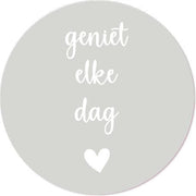 Label2X Sticker geniet elke dag 10st. - Default Title