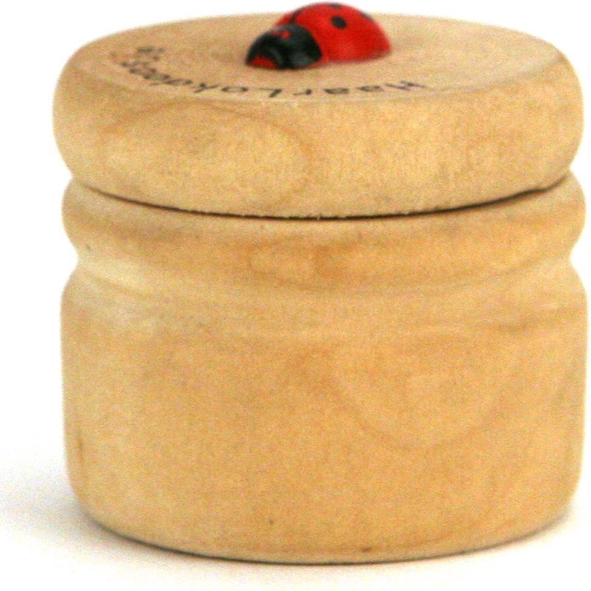 Mijn Eerste Haarlokje Houten Doosje met Lieveheersbeestje