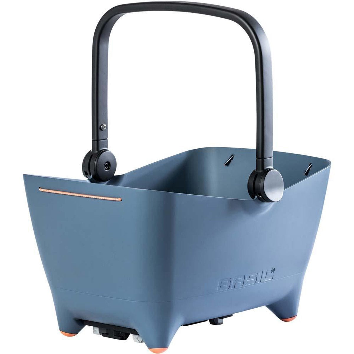 Basil Buddy Hondenfietsmand MIK - Achter - Hygiënisch PP-Plastic - Inclusief Bevestigingssysteem - Blauw