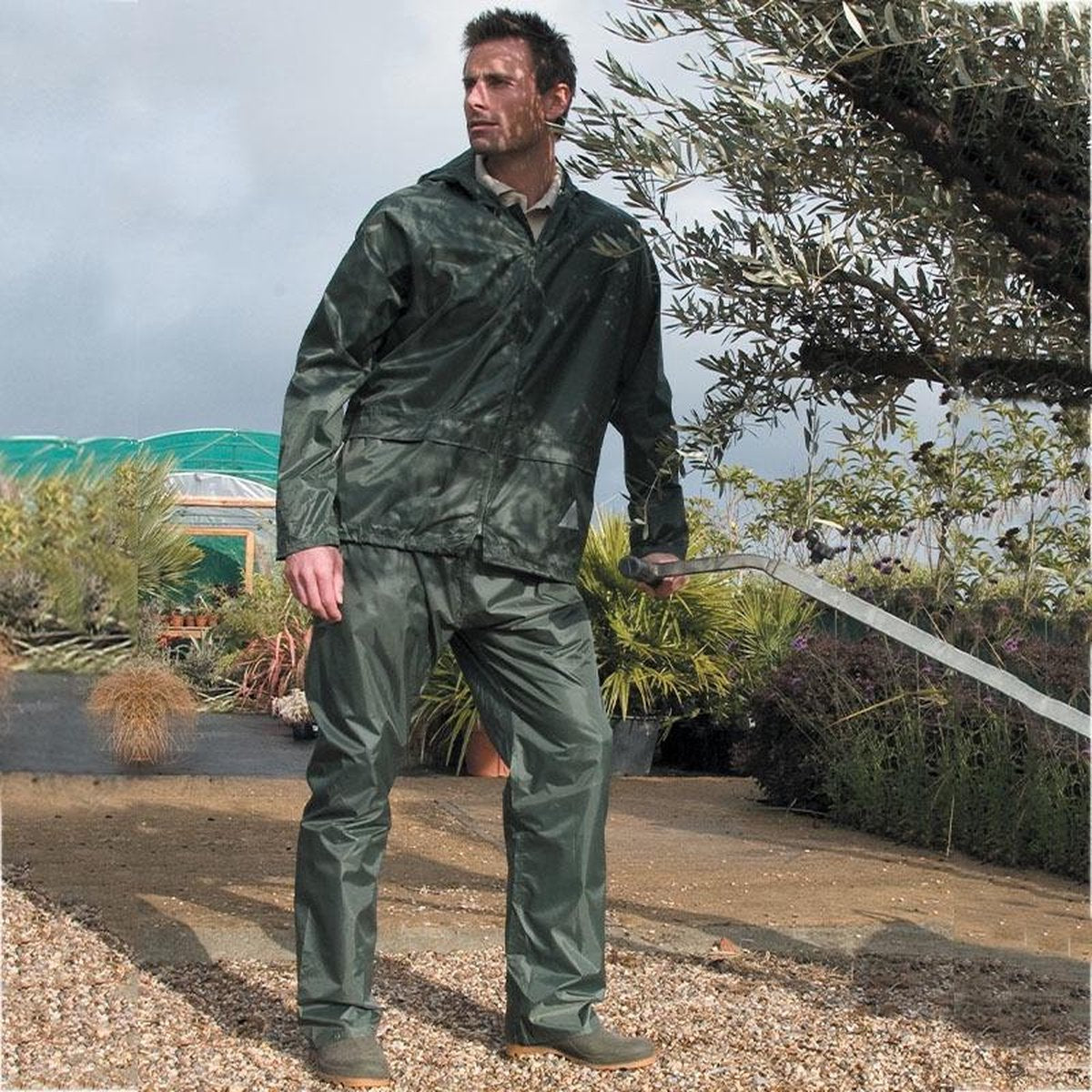 Result - Regenpak - Unisex - Maat XXL - Zwart