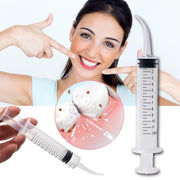 Elleboog spuit wegwerp ( 4 stuks ) - spuit - water spuit - mond spuit - spoelen - tandheelkundige spuit
