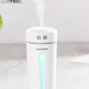 Doodadeals® | Luchtbevochtiger met Aromatherapie | Wit | Luchtbevochtiger Babykamer | Luchtbevochtiger Slaapkamer en Kinderkamer | Luchtbevochtiger Baby | Elektrische Geurverspreider | Wit | 7 LED kleuren