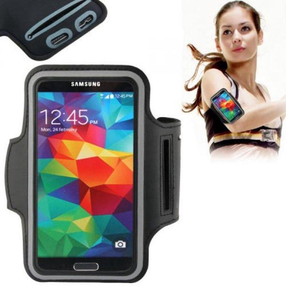 Hardloop Sport Armband voor Samsung Galaxy S5