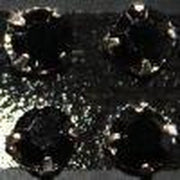 Gutermann Buisje opnaaiparels [ strass ] 7 mm. 10 stuks zwart. 1000. Prachtige opnaai glans steentjes