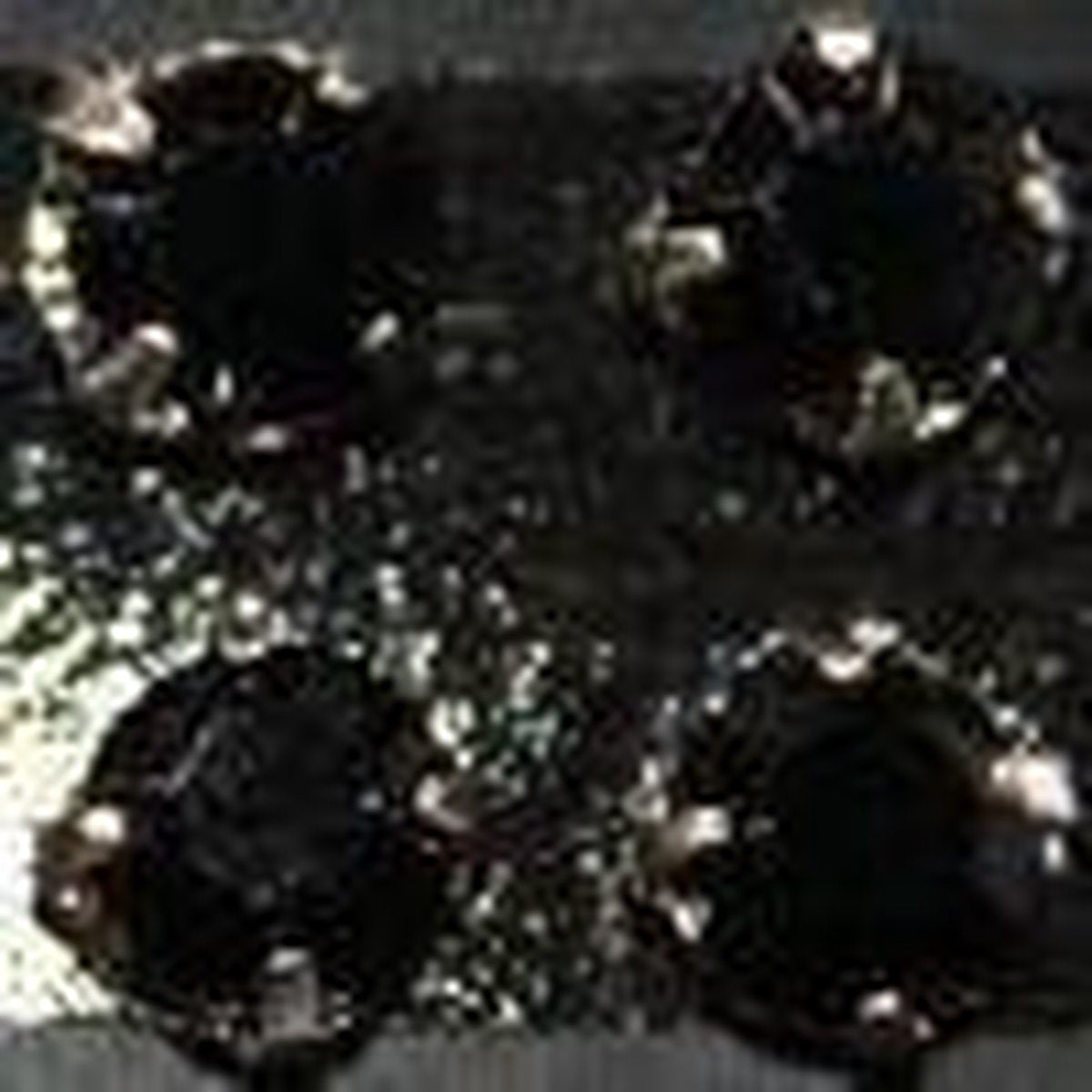 Gutermann Buisje opnaaiparels [ strass ] 7 mm. 10 stuks zwart. 1000. Prachtige opnaai glans steentjes