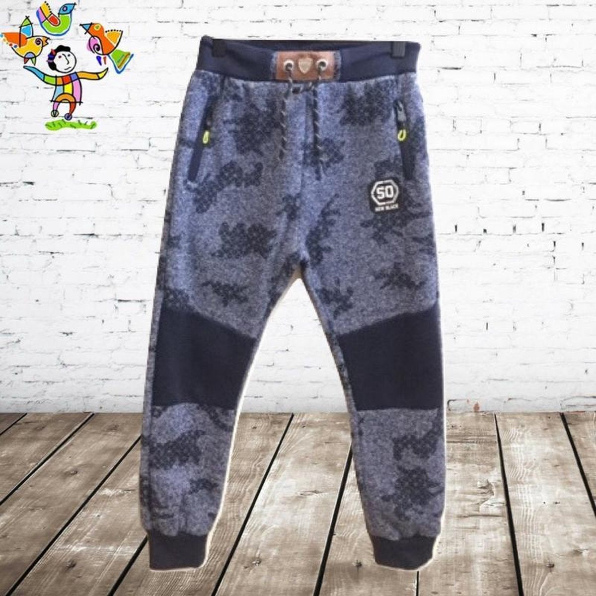 S&C Joggingbroek jongens k016 bl 98/104 - 98/104