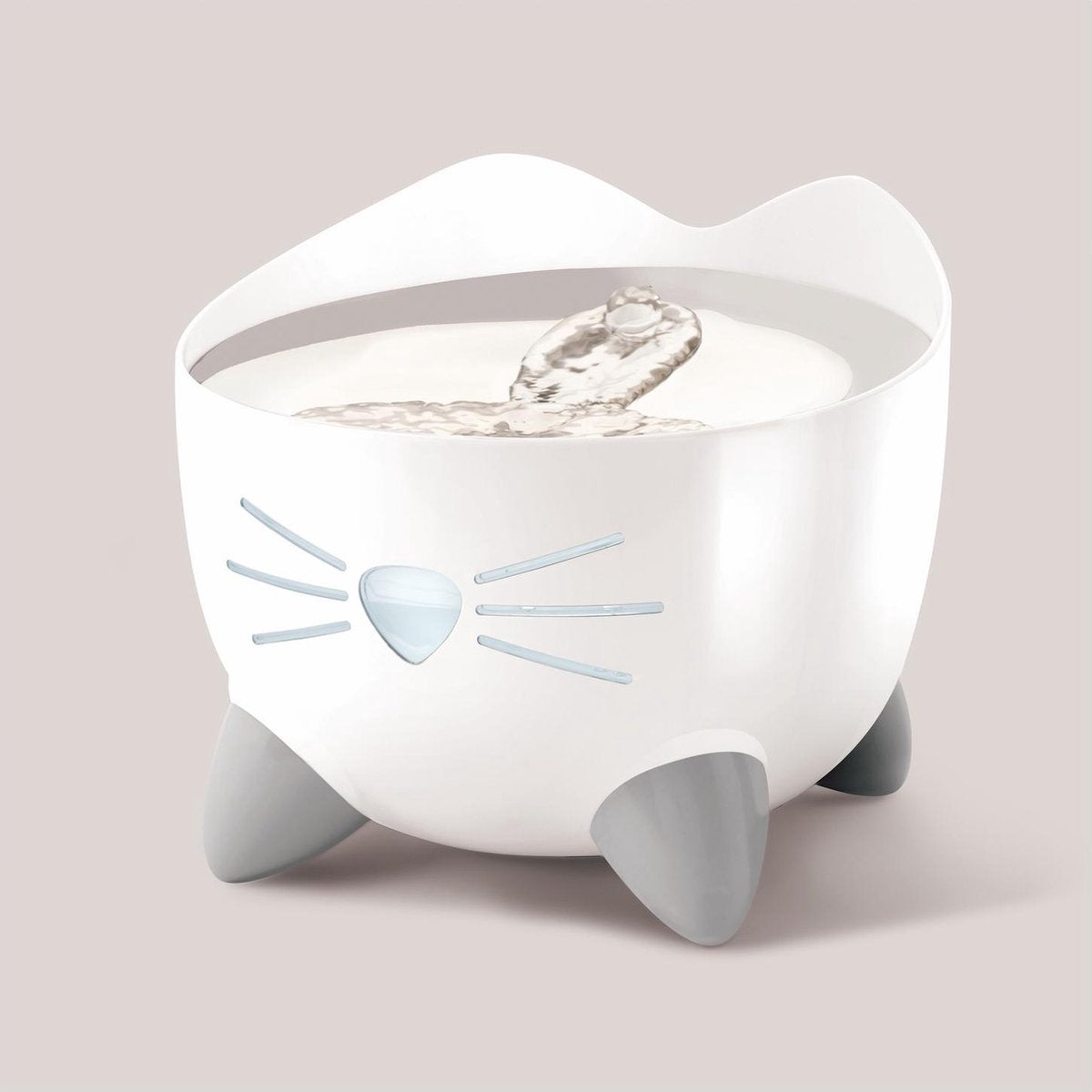 Catit Pixi Fountain Rvs - Kattendrinkbak - 20x20x16 cm Wit