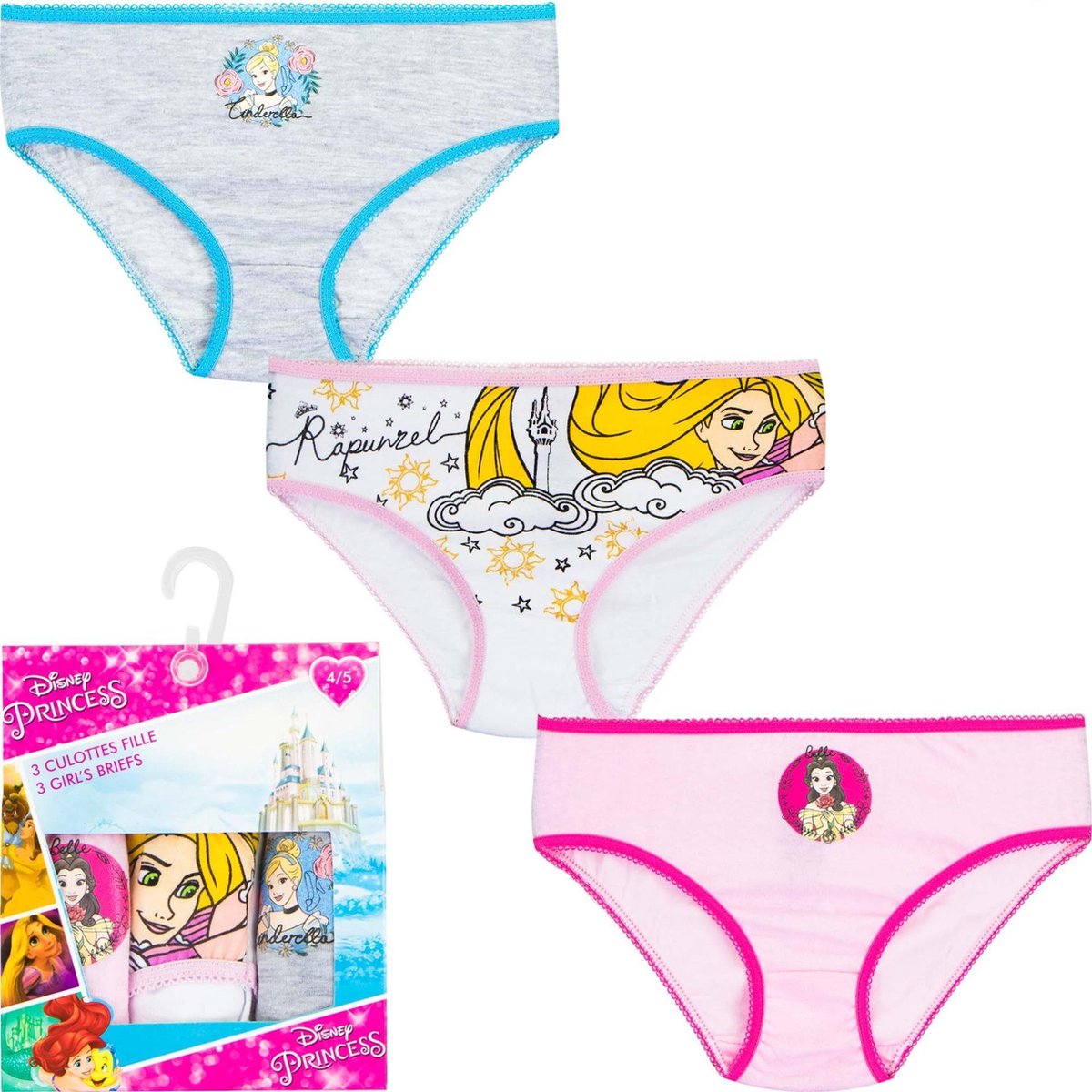 Disney Princess - Onderbroekjes - 3 paar - maat 92-98