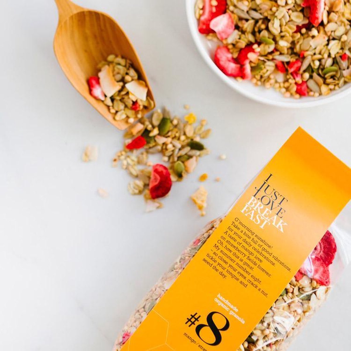 I Just love breakfast - Granola - #8 - Mango aardbei