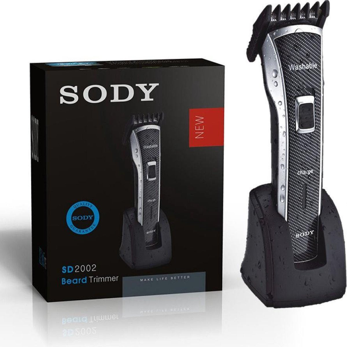 Tondeuse SD2002 Waterafstotend Oplaadbaar - Scheerapparaat - Precisietrimmer - Thuis Knippen – Draadloos