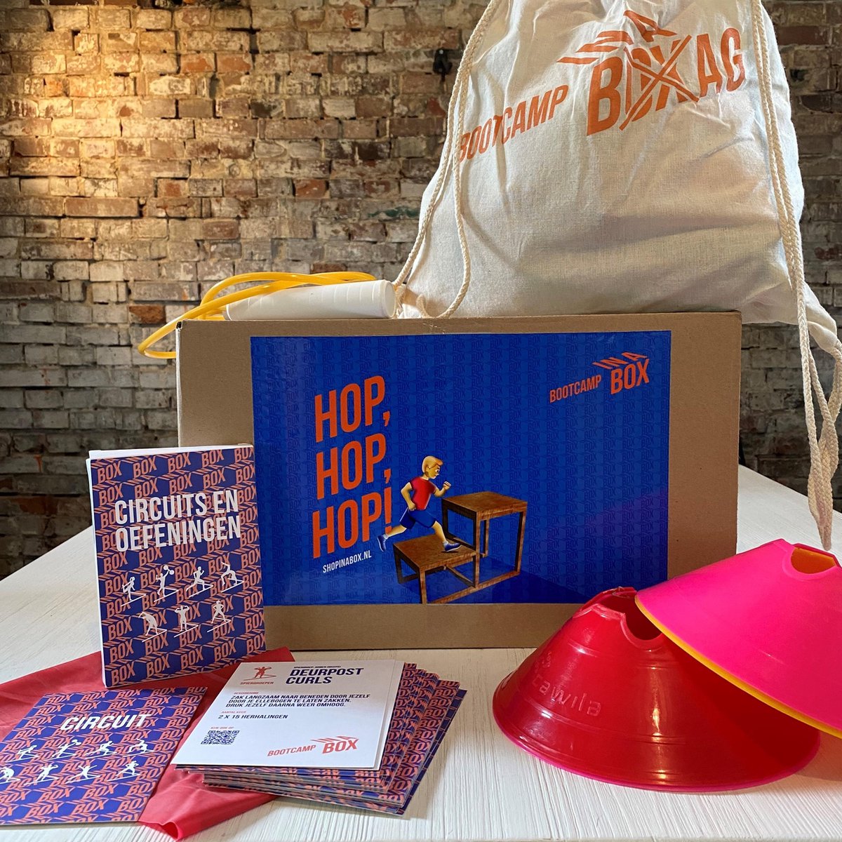 BOOTCAMP IN A BOX COMPLEET. Een complete box met oefenkaarten