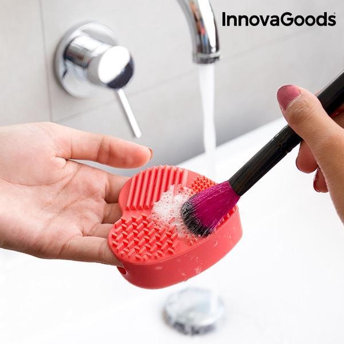 Innovagoods Heart Brush Cleaner | Makeup | Borstelreiniger | Borstel | Reiniger