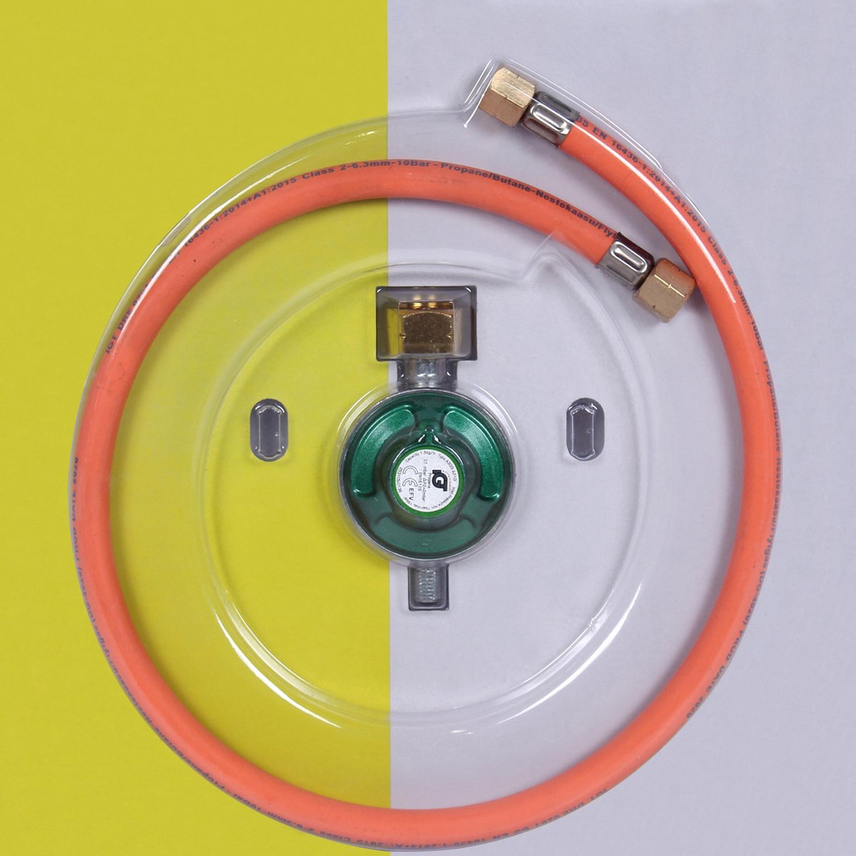 Gasbarbecues Igt Gasslang (Zonder Koppeling) Be 10 Bar Pvc 1/4" 80Cm  6