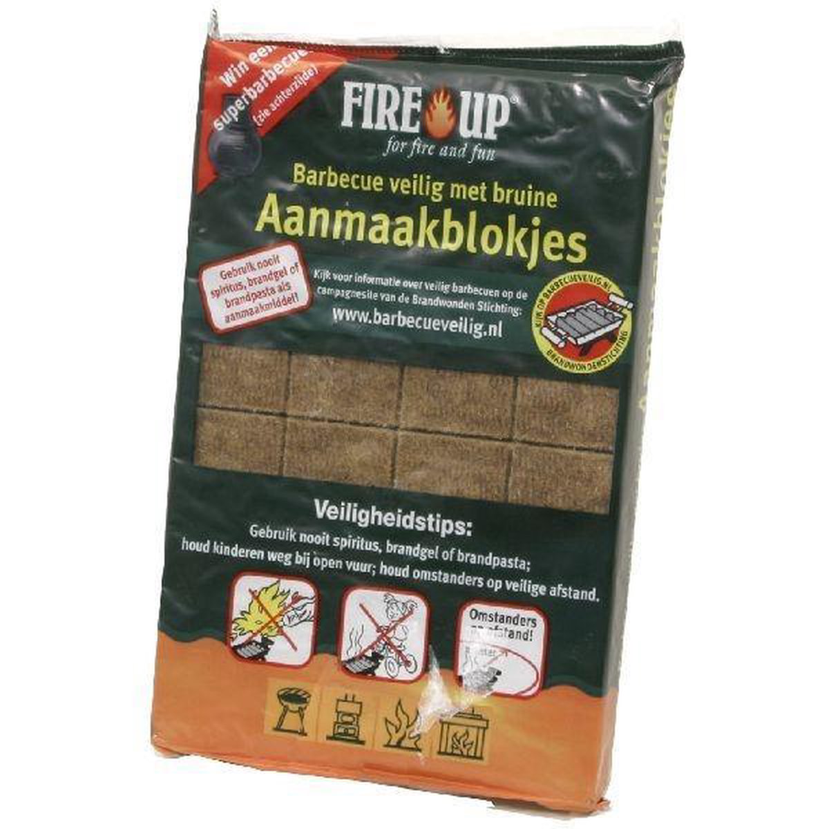 Fire-Up Aanmaakblok - 24 Stuks