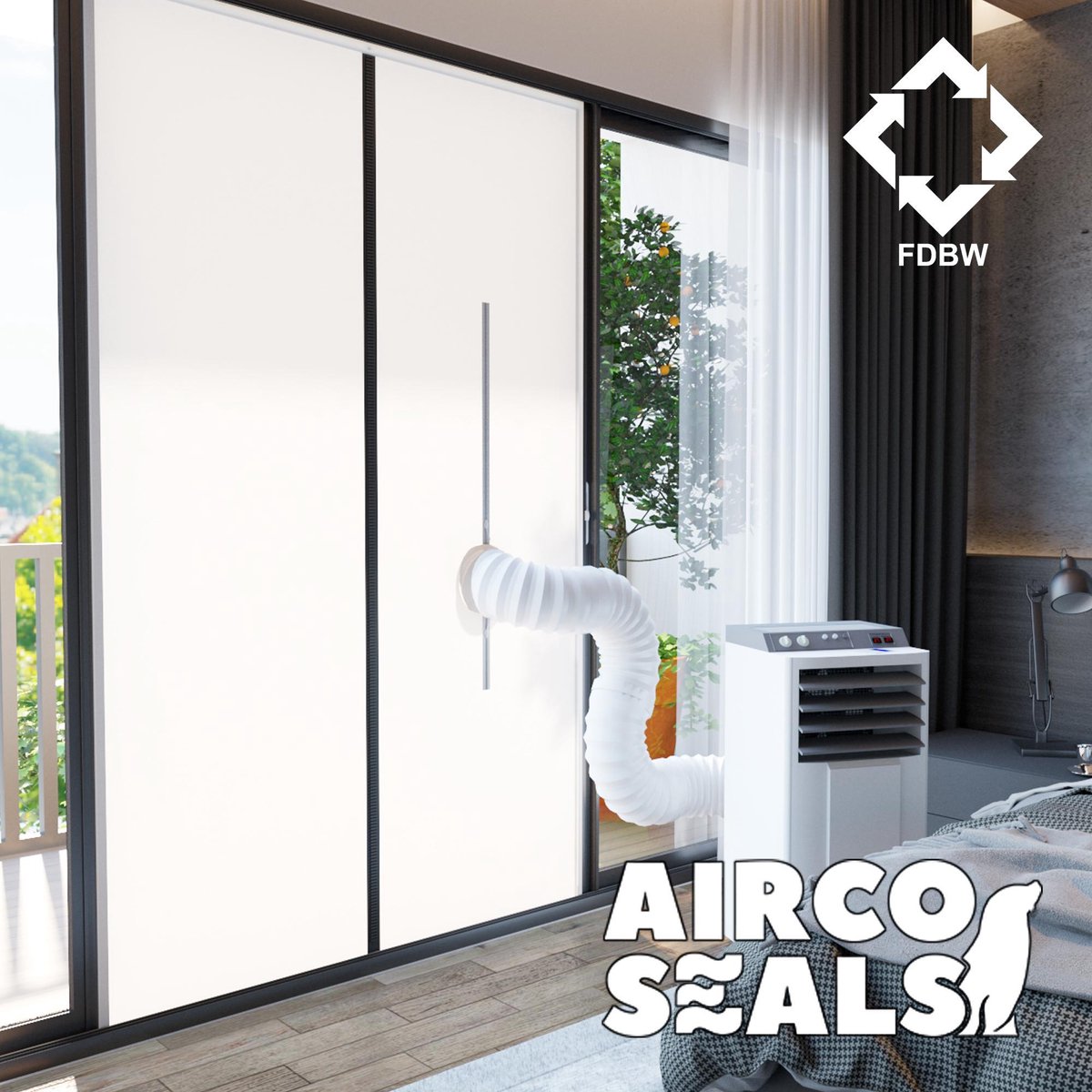 FDBW - Airco Deurafdichtingskit - 90 x 211