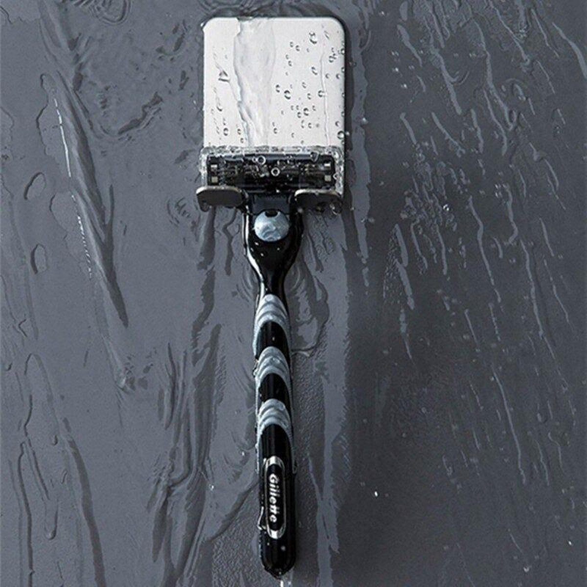 Scheerapparaat Opslaghaken 2 stuks -Kabelhouder-scheermes stand- Muur Haken Hanger-Wandhaak-Kabelhouder-Douche-Toilet-Keuken-Badkamer Houder