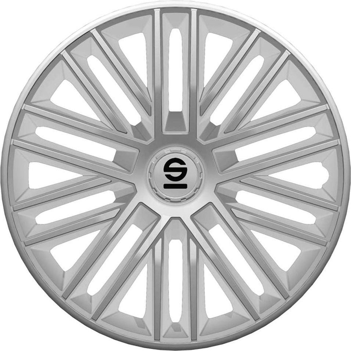 Sparco Wieldoppen Bergamo 14 Inch Abs Zilver 4 Stuks