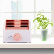 30 W turbine geen blad mini desktop mute ventilator voor slaapzaal / slaapkamer / woonkamer / kantoor